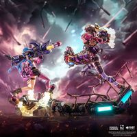 purearts 《英雄联盟》JINX & VI金克丝&蔚1/6雕像 手办