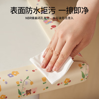 欧孕（OUYUN）印花防撞条儿童防撞保护墙角防磕碰婴儿防护条桌角软包边 2米 小熊乐园绿色