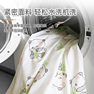 婧麒（JOYNCLEON）隔尿垫床单床笠婴儿防水透气可水洗床垫宝宝夏季大号尺寸床罩 【床单款-防水隔尿】海洋物 120x200cm