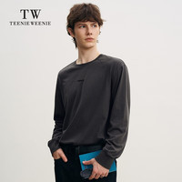 Teenie Weenie Men【男女同款】小熊男装T恤2024冬季新款简约时尚圆领宽松套头上衣
