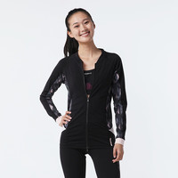 迪卡侬（DECATHLON） 迪卡侬分体式泳衣女游泳衣浮潜冲浪防晒保守泳装nabWW 黑粉色拉链外套（有拉链） XS/36