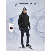 HLA海澜之家羽绒服男24SPORTSDAY外套男冬HWRAW4W024A 黑色61 175/92A L137~150斤