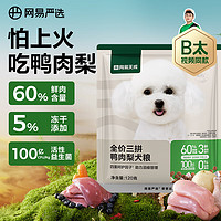 YANXUAN 网易严选 网易天成三拼犬粮通用全价三拼鸭肉梨犬粮 120g