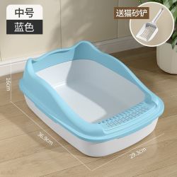 卡维丹 猫砂盆超大号全半封闭式猫厕所防带砂特小号幼猫屎盆猫咪用品大全
