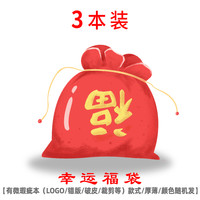 bowen 博文 许愿记事本超值福袋博文神秘礼物文具袋随机送精美笔记本软抄本胶套本商务本小清新学生本纠错本简约手账本厚