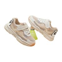 TARANIS 泰兰尼斯 儿童休闲运动鞋 T01X4C4620 杏色 24码