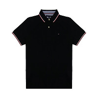 TOMMY HILFIGER网球穿搭 男士左胸小logo领口短袖polo衫