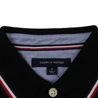 TOMMY HILFIGER网球穿搭 男士左胸小logo领口短袖polo衫