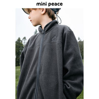 MiniPeace太平鸟童装秋新中性夹克F0BCE3C42 灰色 130cm