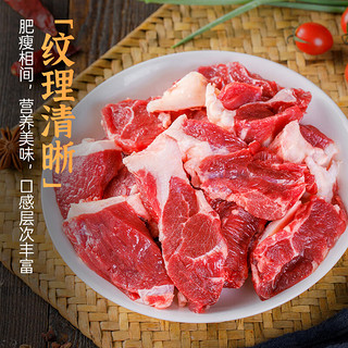 鲜京采 鲁西黄牛 原切谷饲筋头巴脑 2kg 生鲜牛肉 顿煮食材 源头直发 原切谷饲黄牛筋头巴脑2kg