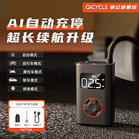 QICYCLE 骑记 N3车载充气泵小米汽车轮胎打气泵打气筒自行车便携无线充气宝