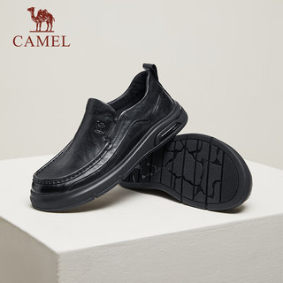 骆驼（CAMEL）软底正装休闲商务经典套脚爸爸皮鞋男 G14A155633