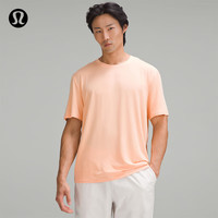 露露乐蒙lululemon丨Silk-Blend 男士丝质混纺宽松款T恤LM3EXZS 橙黄色 M