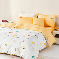 MERCURY Kids 水星儿童 森林汽车 纯棉亲肤四件套 1.5m床 床笠款