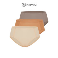 NEIWAI内外内裤女中腰包臀O系列少尺码轻薄无痕亲肤透气抗菌棉质底裆