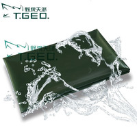 野狼天骄（T.GEO）行军防水布PVC雨布加厚轻便防水露营地垫户外睡垫帐篷单人防雨布 1.78*1.3m雨布