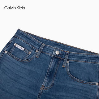 Calvin Klein Jeans【复刻90系列】24秋季男士ck微弹直筒牛仔裤J326576 1A4-牛仔浅蓝 36