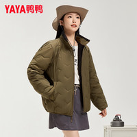鸭鸭羽绒服鸭鸭（YAYA）【一衣两穿】羽绒服男女同款2024冬季新款短款保暖摇粒绒情侣外套 青光黑 175/92A(L)