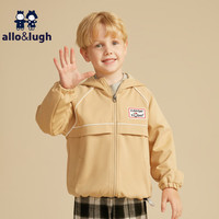 阿路和如allo&lugh【韩版帅气穿搭】儿童装舒适儿童男童外套卫衣连帽衫外套休闲上衣