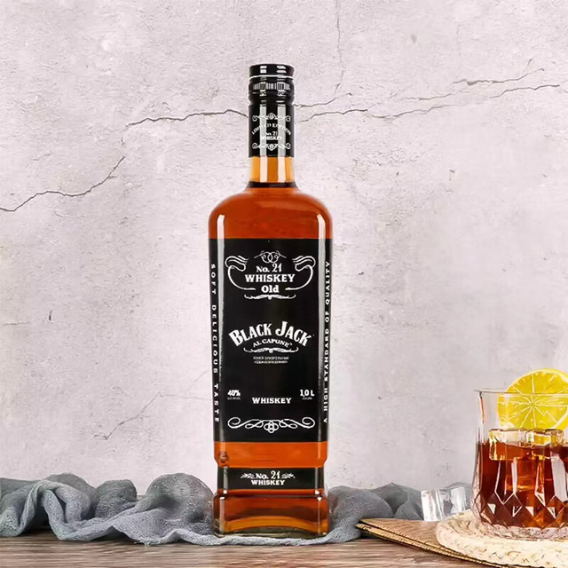BLACK JACK 黑杰克 BLANK JACK 黑杰克 乌克兰原装 单一麦芽威士忌  1L 单瓶装
