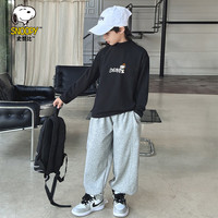 SNOOPY史努比童装儿童T恤男童长袖打底衫中大童休闲内搭衣服秋季新款