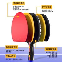 帝斯蓝卡 乒乓球拍五星初学者双拍儿童小兵乓球拍专业级