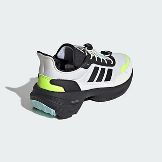 adidas MTS C休闲运动鞋男小童儿童阿迪达斯轻运动IH1024 亮白/黑色/亮柠檬黄 28.5码