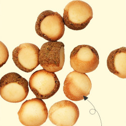 美味美 脆皮鸡蛋仔烧椰奶味88g山西特产炒琪营养早餐糕点代餐零食