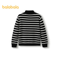 巴拉巴拉童装儿童中高领毛衣秋冬2024新款小大童套头男女童针织衫