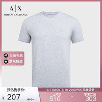 阿玛尼 EMPORIO ARMANIARMANI EXCHANGEAX男装纯色圆领休闲短袖T恤