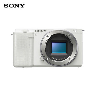 SONY 索尼  ZV-E10L APS-C半画微单 白色 vlog直播4K视频侧翻式液晶屏zv-e10创意滤镜 白色拆机身+PZ10-20F4G 套餐三