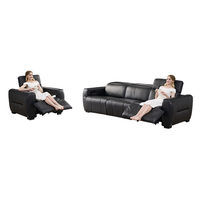 CHEERS 芝华仕 11906M 头等舱零靠墙功能沙发 三人位+单人位 玛瑙黑