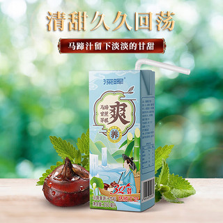 深晖马蹄爽茅根甘蔗汁饮料250ml*16盒装马蹄水荸荠饮料果蔬汁解腻 马蹄爽饮料250ml*16盒