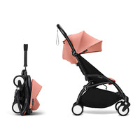 STOKKE 思多嘉儿 YOYO³系列 全能型轻便婴儿推车 黑色车架+桃色座垫