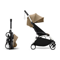 STOKKE 思多嘉儿 YOYO³系列 全能型轻便婴儿推车 白色车架+太妃糖座垫