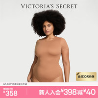 维多利亚的秘密 女士短袖连体紧身衣 4YQY米色 11247802 L