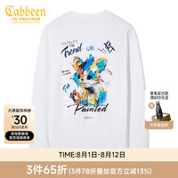 卡宾男装 340G重磅卫衣2024秋新款小狐狸印花上衣款H