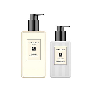 七夕好礼：JO MALONE LONDON 祖·玛珑 身体护理组合 （蓝风铃沐浴露500ml+鼠尾草与海盐润肤乳250ml）