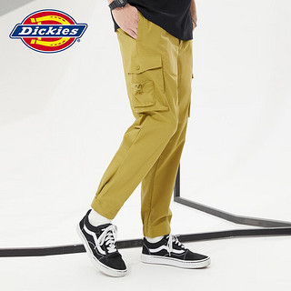 dickies 休闲裤男 多口袋修身直筒工装裤 DK010167 青苔绿 28