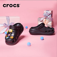 卡骆驰（crocs）泡芙Clog洞洞鞋男女鞋凉拖拖鞋沙滩凉鞋 207521-001 M5W7 M5W7/37-38码