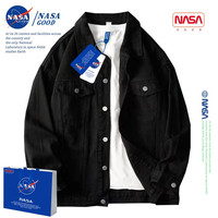 NASAGOOD官方男装潮牌牛仔外套男春秋款美式复古休闲夹克男士工装上衣服男
