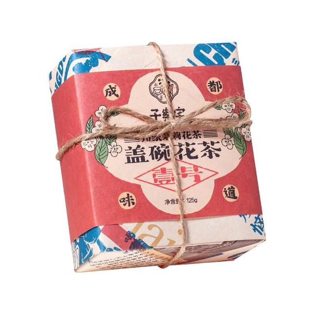 88VIP：子乐宅 成都盖碗茶茉莉花茶特级浓香型四川茶叶125g