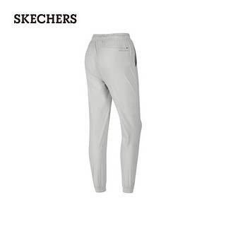 斯凯奇（Skechers）春夏女针织长裤吸湿运动休闲裤子P224W056 月球灰/00MV 2XL