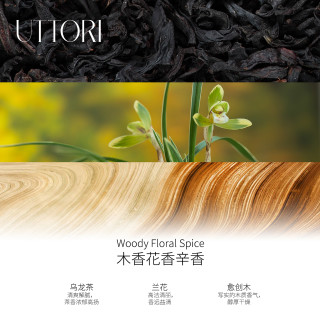 UTTORI五朵里鸭屎香香水18ml岩茶凤凰单丛乌龙茶茶香小众沙龙