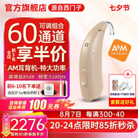 西万拓原西门子助听器 AM老人老年人耳聋耳背重度年轻人隐形 60可调组合通道+特大功率【充电】+耳模