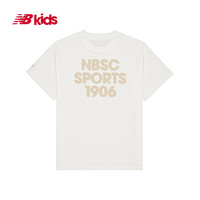 New Balance nb童装 4-14岁男女儿童春夏创意可爱短袖T恤