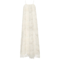 OZLANA 女款夏直筒露肩度假风显瘦遮肉设计款气质连衣长裙