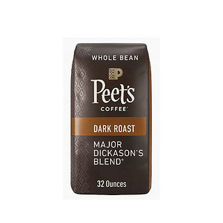 美国直邮Peet's皮爷迪卡森少校手冲深度烘焙咖啡豆精品原装907g