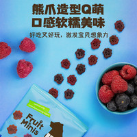 88VIP：熊小点 蓝莓覆盆子迷你爪水果片宝宝零食无添加5*20g