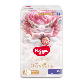 好奇 皇家御裤小龙裤拉拉裤 L 2包*38片 （共76片）